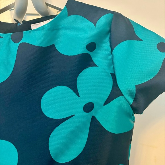 Jacadi Blue and Green Formal Dress - Picture 6 of 10